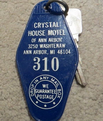 Crystal House Motel (Inn America) - Room Key (newer photo)
